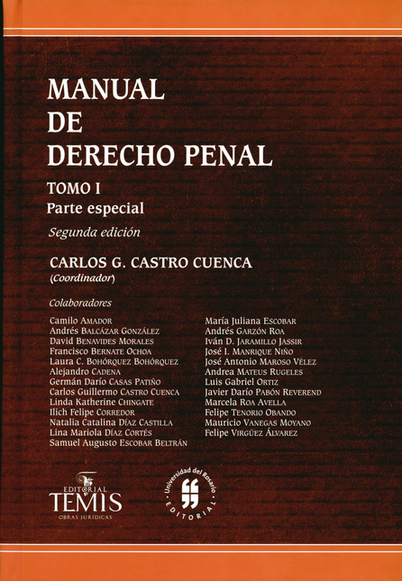 Portada de MANUAL DE DERECHO PENAL (I)(2ªED) PARTE ESPECIAL