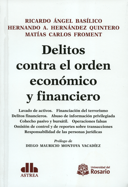 Portada de DELITOS CONTRA EL ORDEN ECONOMICO Y FINANCIERO