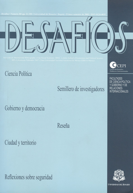 Portada de REV. DESAFIOS # 20 de VARIOS, Autores