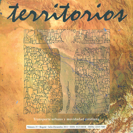 Portada de REV. TERRITORIOS # 025 TRANSPORTE URBANO Y MOVILIDAD COTIDIANA