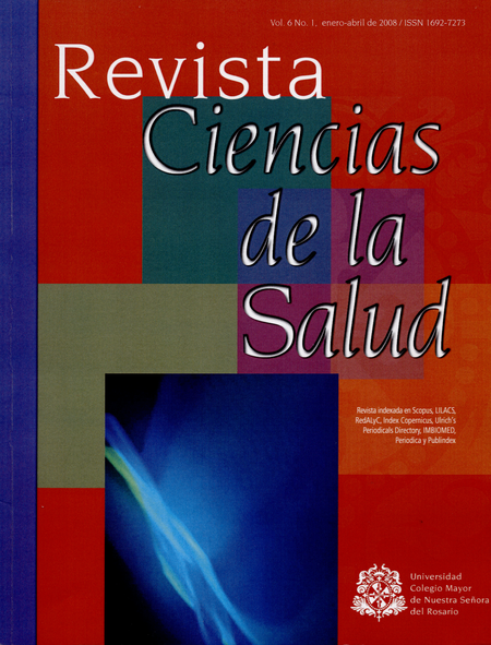 Portada de REV. CIENCIAS DE LA SALUD VOL. 6 # 01
