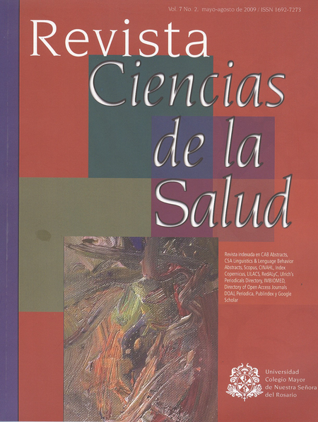 Portada de REV. CIENCIAS DE LA SALUD VOL. 7 # 02