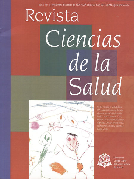 Portada de REV. CIENCIAS DE LA SALUD VOL. 7 # 03
