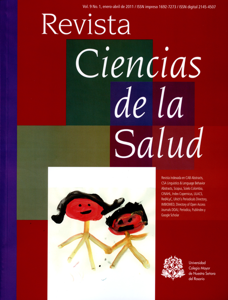 Portada de REV. CIENCIAS DE LA SALUD VOL. 9 # 01