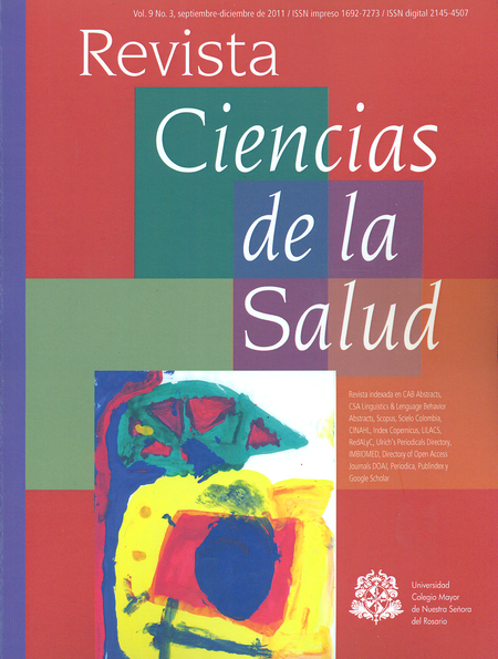 Portada de REV. CIENCIAS DE LA SALUD VOL. 9 # 03