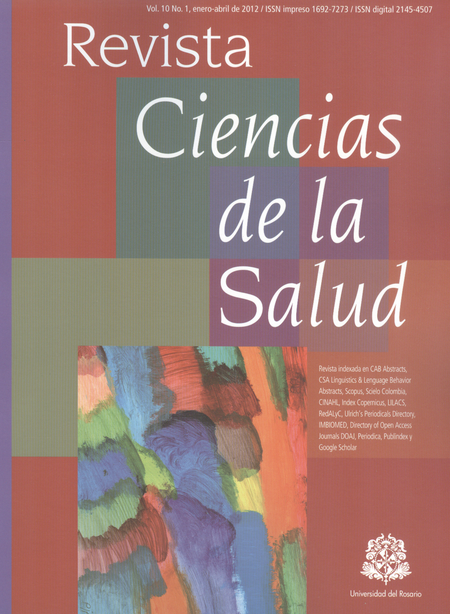 Portada de REV. CIENCIAS DE LA SALUD VOL.10 # 01