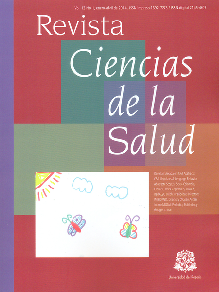 Portada de REV. CIENCIAS DE LA SALUD VOL.12 # 1