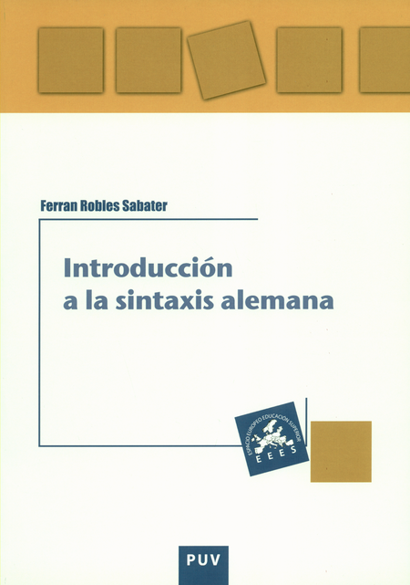 Portada de INTRODUCCION A LA SINTAXIS ALEMANA