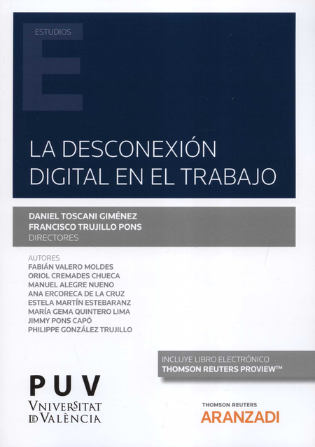 Portada de DESCONEXION DIGITAL EN EL TRABAJO, LA