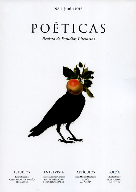Portada de REV. POETICAS REVISTA DE ESTUDIOS LITERARIOS # 01